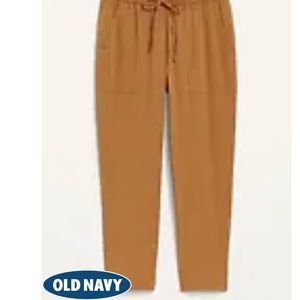 NWT Old Navy High-Waisted StretchTech Utility Crop Pants for Women